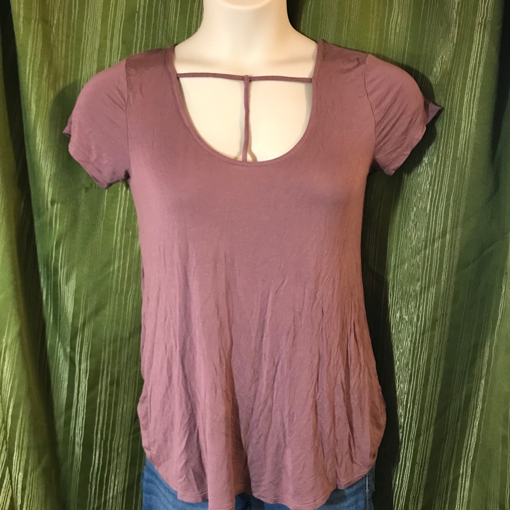 Juniors mauve top